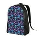 thumbnail image 2 of Fotbe Funny Skull Flower Mochila de Viaje para Laptop, Mochila Ejecutiva Delgada y Resistente 15.6", 2 of 8