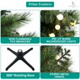 thumbnail image 5 of Naomi Home Evangeline Traditional Christmas Tree- Color: Green, Size: 7.5ft, 5 of 15