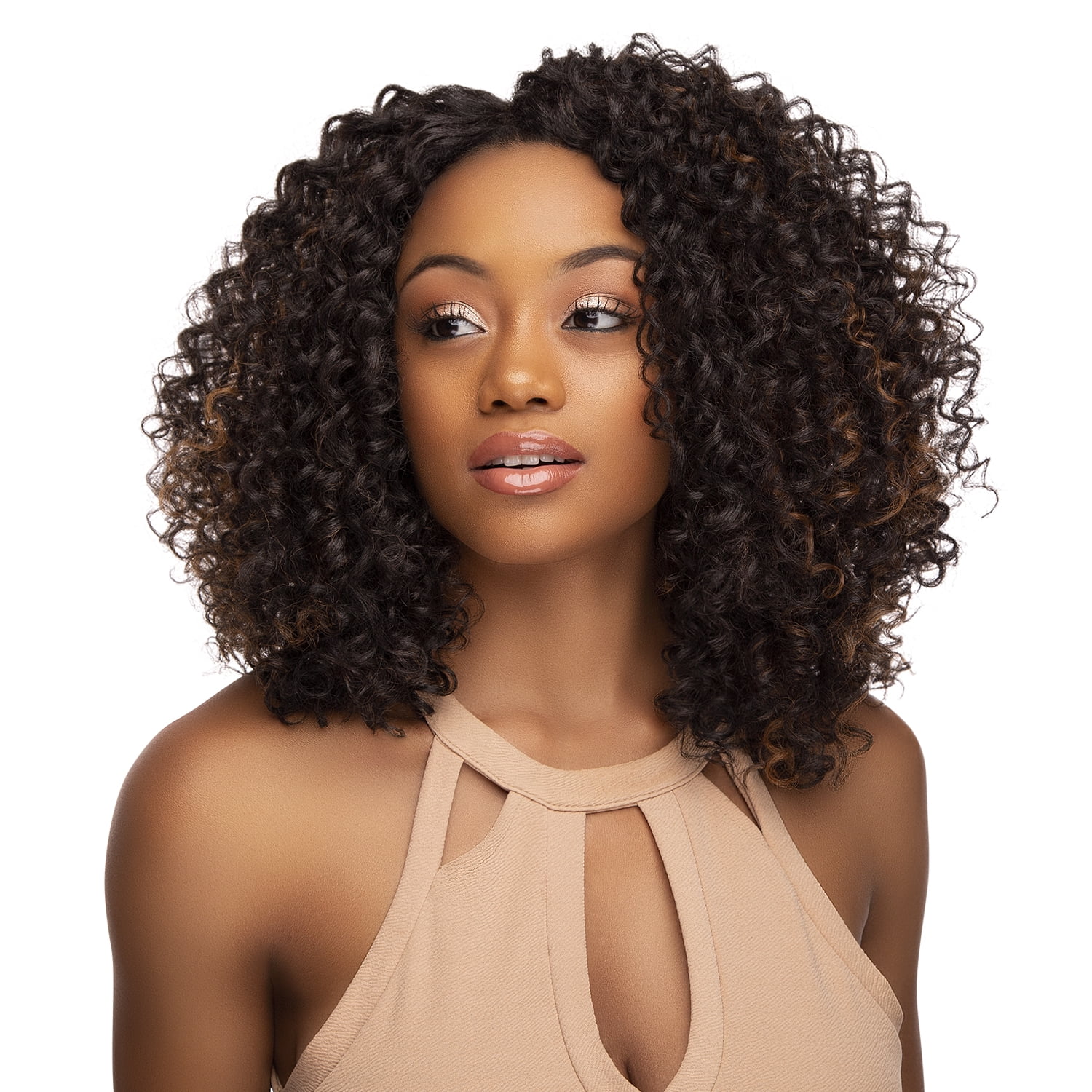 Sensationnel Synthetic Lace Front Wig Empress Edge Curls Kinks & Co The Show Stopper (99J)