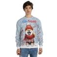 thumbnail image 4 of Hello Winter Shiba Inu Smiling in Red Scarf Hat Welcome Christmas All Over Print 3D Sweatshirt Unisex Merch Shibas Dog Lovers Gifts Idea - 00017, 4 of 6