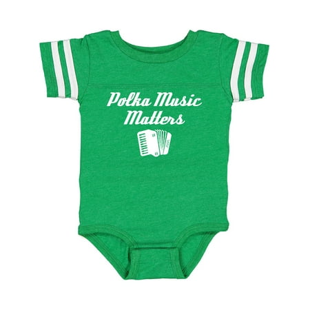 

Inktastic Polka Music Matters Gift Baby Boy or Baby Girl Bodysuit