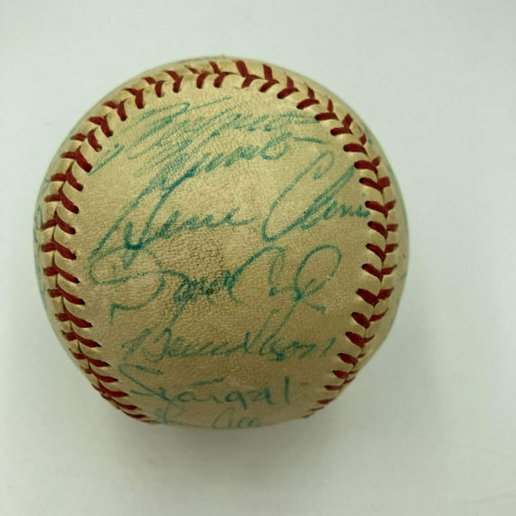 1971 Pittsburgh Pirates World Series Champs Signed Baseball Roberto Clemente JSA