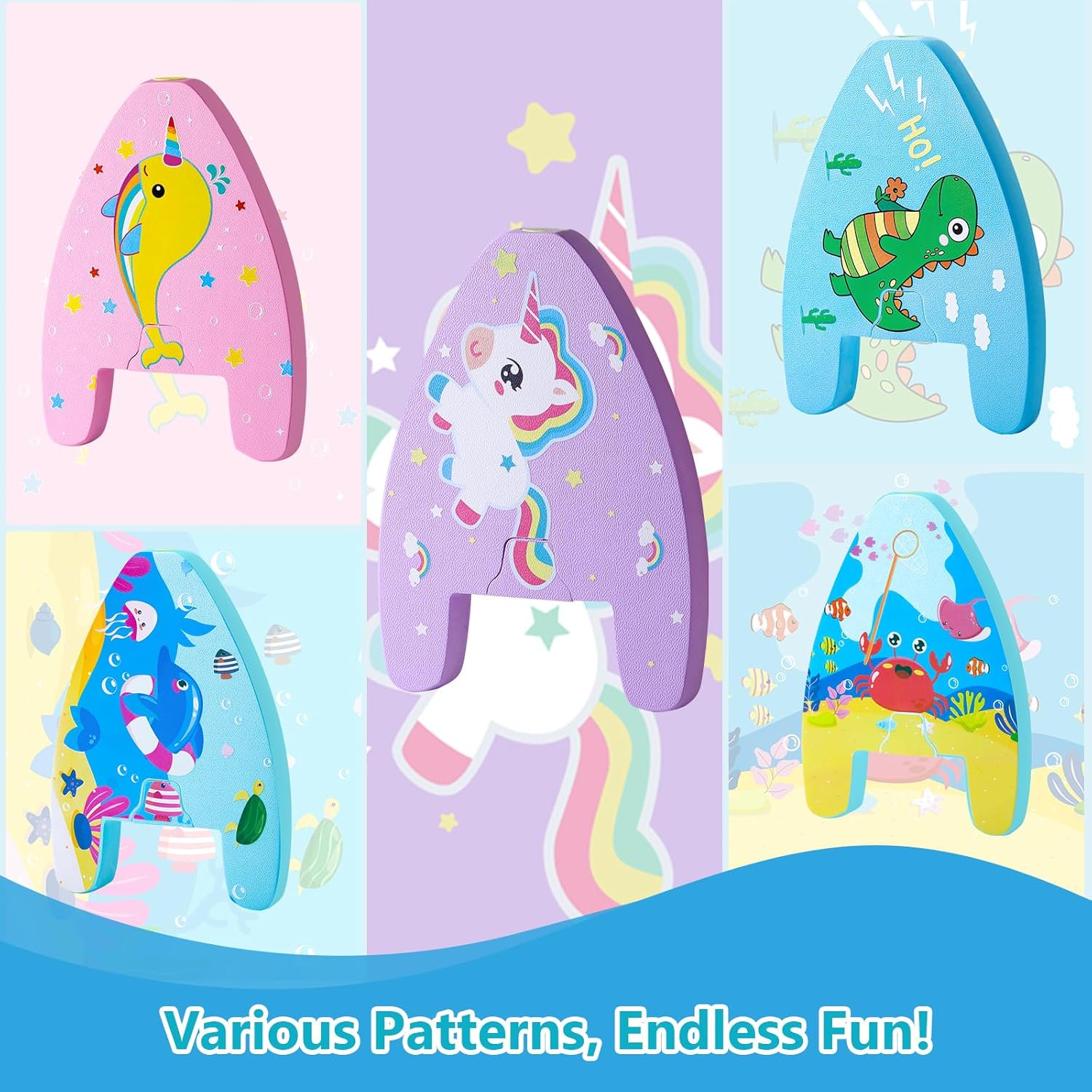 Kompletný pohľad na plaveckú dosku HEY! SPLASH