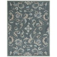 thumbnail image 5 of SAFAVIEH Jardin Tiphanie Floral Wool Area Rug, Grey/Multi, 9' x 12', 5 of 5