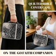 thumbnail image 5 of ZUXONGSY Vintage Deer Print Large Quilted Bible Case for Women with Handles, Durable Carrying Bag for Bible Study Supplies, Perfect Christian Gift Idea, 5 of 7
