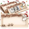 thumbnail image 4 of Shengyu 2Pec WALLET, HOLIDAY CARDS WALLET, STYLISH VERSATILE, EXTRA-LARGE STURDY, PERFECT HOLIDAY GATHERINGS, AND CHRISTMAS A2, 4 of 6