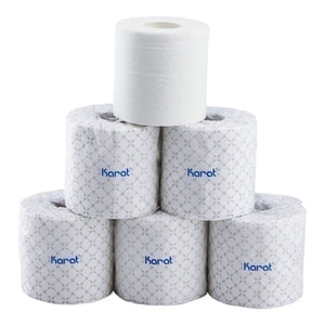 Karat 2-Ply Commercial Toilet Paper, 48 Rolls