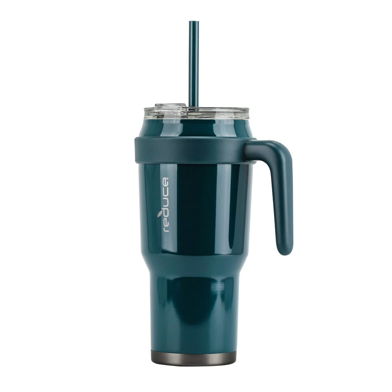 Meoky 40oz Tumbler with Handle Leak-proof Lid and Straw Insulated Coffee  MugÂ