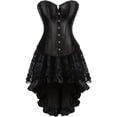 thumbnail image 1 of SZIVYSHI Corsé Tops para Mujer, Bustier Shapewear Lencería, Cintura de Encaje Push Up Body, 1 of 4