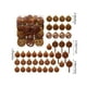 thumbnail image 3 of Adornos Navideños: Set de 42 Bolas Navideñas Nevadas | Adornos Nevados Marrones para Árbol de Navidad | Varios Estilos | Tamaño: 6 Cm | Paquete de 42, 3 of 6