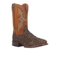 thumbnail image 2 of Dan Post Boots Mens Dorsal Embroidered Square Toe Cowboy  Mid Calf Boots, 2 of 5