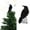 Black1, variant on Christmas Tree Decorative Crow Mini Tree Topper Spooky Halloween Tree Ornaments 5.9 Inches Miniature Christmas Treetops Ornaments for Party Supplies,15cm