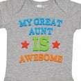 thumbnail image 4 of Inktastic My Great Aunt is Awesome Boys or Girls Baby Bodysuit, 4 of 5