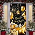 thumbnail image 4 of Steadline 2026 New Year Happy Door Curtain 180x90cm Multi-Color Holiday Fabric Decoration Spring Festival Door Cover Christmas Home Decor Party Background Decoration, 4 of 7