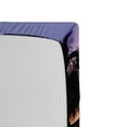 thumbnail image 2 of Ambesonne Hawaii Fitted Sheet, Sunset on Big Island, Queen Size, Lilac Dark Orange Black, 2 of 2