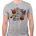 thumbnail image 2 of Halloween Smileys Shirt Unisex X-Small Grey, 2 of 5