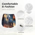thumbnail image 4 of Bixox Women's Starry Light White Horse pattern 2 in 1 Running Shorts - Lightweight Athletic Workout Gym Yoga Shorts Liner with Pockets - Large, 4 of 5