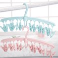 thumbnail image 3 of 1pc Sock Rack, Rotating Sock Rack with 12 Plastic Clothes Pegs for Socks, Underwear, 41*22.5*4cm, 3 of 4