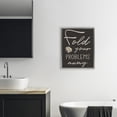 thumbnail image 2 of Fold Your Problems Away Gray Framed Floater Canvas Wall Art, design by Marcus Prime, 2 of 10