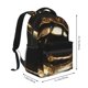 thumbnail image 2 of Disketp Golden Lips Modern Sculpture Mochila Estampada para Hombre y Mujer – Mochila Ligera Clásica con Múltiples Bolsillos para Universidad, Trabajo y Viajes-One Size, 2 of 5