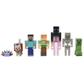 thumbnail image 4 of Figura de Accion Mattel Minecraft Paquete Constructor de Mundos 3.25 pulgadas, 4 of 6