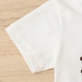 thumbnail image 5 of TAIAOJING Baby Girl Summer Clothes Toddler Sunflower Western Horse Short Sleeve Top And Flared Pants 2pcs Fall Outfit 18-24 Months, 5 of 9