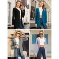 thumbnail image 6 of Anyfit Wear Women Open Front Lightweight Cardigan Casual Long Sleeve Knit Sweaters Jackets with Pockets, 6 of 6