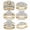 Gold, variant on Exquisite Women's Gold Plated White Gem Ring Anniversary Jewelry Ring