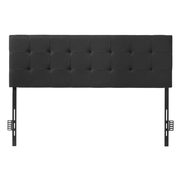 Headboard,Queen Size Headboard with Adjustable Height,Comfortable Diamond Tufted for Queen Size Bed,W62.2xH(42.72-54.53)xD2.76 in,Ideal for Bedroom,Hotel,Homestay,Dormitory,Black