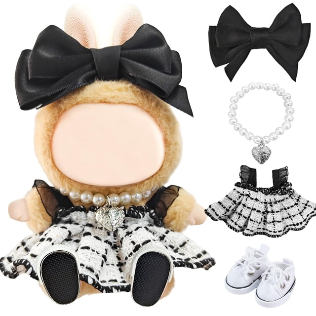 Conjunto de ropa para muñecas Bixuink de 17 cm con atuendo, accesorios y más