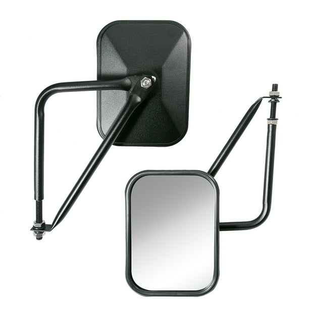 Door Off Mirror Rectangular Quick Release Mirrors for 9719 Jeep