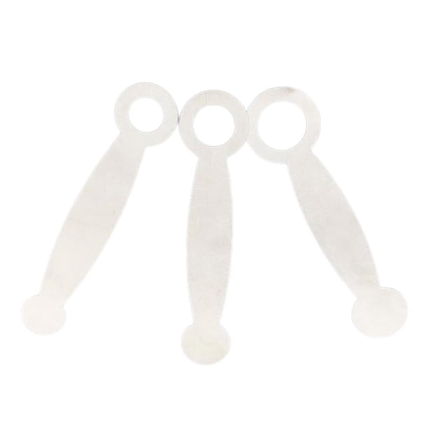 3 Unids / Set Kits de Reparación de Almohadillas de Flauta de material acero Inoxidable Reemplazo de Piezas de Herramientas de Almohadilla de Flauta Yuyangstore 3 piezas de nivelación de almohadilla de reparación de flauta