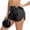 Black Polka Dot, variant on Women's High Waisted Swim Shorts Swimsuit Bottoms Board Shorts for Women