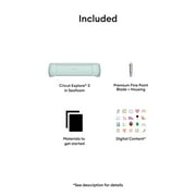 Cricut Explore 3 Smart Die-Cutting Machine Mint with $50 Digital Content