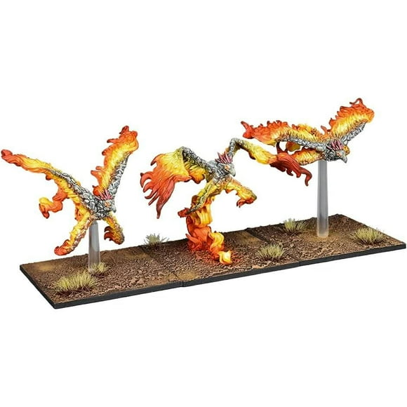 Kings of War Forces of Nature Régiment de Salamandre Brûlant Nouveau