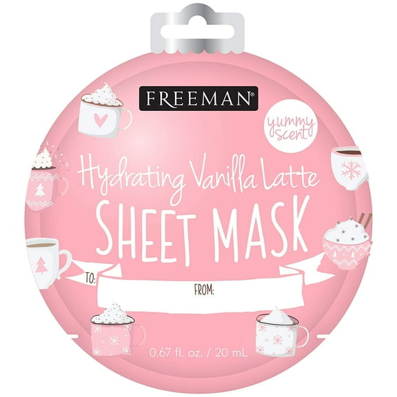 Freeman Sheet Mask for Face 6 Count - Hydrating Vanilla Latte