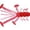 Red, variant on Eurotackle Micro Finesse Crazy Critter 1.1" Ice Fishing Panfish Soft Plastic Lures White