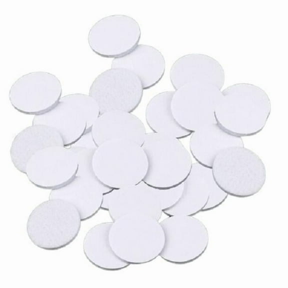 1.5 in. Felt Self Adhesive Protective Pad, White - Pack of 24