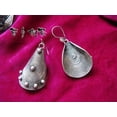 thumbnail image 3 of Handmade Miao Silver Earrings,Retro Palace Earrings Women's Traditional Antique Silver Jewelry, 3 of 7