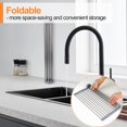 thumbnail image 2 of KLYNE - 17.8” X 15.5” Roll Up Dish Drying Rack, Dish Racks For Kitchen Counte Stainle..., 2 of 5