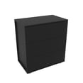 thumbnail image 1 of Buró Barra Negro 3 cajones Loomber, 1 of 5