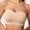 Light Yellow, variant on MVRLSH Sports Jelly Bras for Women Supportive Non Wireless No Underwire Padded Tube Underwear Strapless Bra