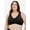 Black, variant on , The Harper, Wireless Bra, Front Close, Breathable Mesh Back, Full Coverage, Soft Support, Ultra Lightweight (Women's & Women's Plus)