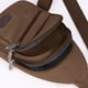 thumbnail image 4 of Mens Crossbody Messenger Bag: Bolsa de hombro con cremallera para teléfono para trabajo / viaje, bolso de pecho a prueba de agua de moda marrón, 4 of 6