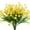 Yellow, variant on Morttic 4 Bundles Artificial Daffodils Flowers Greenery Shrubs Plants Plastic Bushes Hanging Planter Home Wedding Decor Purple