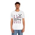 thumbnail image 5 of I Love You Beary Much Valentine's Day Unisex Jersey Short Sleeve Tee, 5 of 10