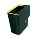 thumbnail image 5 of Cubo de basura colgante para cocina, con tapa, resistente al agua, estrecho, para encimera, hogar y oficina Verde, 5 of 9