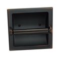 thumbnail image 1 of Designers Impressions Oil Rubbed Bronze Recessed Toilet/Tissue Paper Holder All Metal Contruction - Mounting Bracket Included, 1 of 3