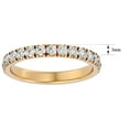 thumbnail image 5 of SuperJeweler 1/2 Carat Moissanite Wedding Band In 14 Karat Yellow Gold For Women, 5 of 6