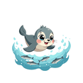 thumbnail image 6 of cartoon Ocean Animal Stickers, Waterproof Ocean Animal Sticker for Water Bottle Laptop Phone Cases Planner Skateboard Luggage Helmet Party Favor Decor, Ideal for Adults Teens Teacher Rewards, 6 of 9
